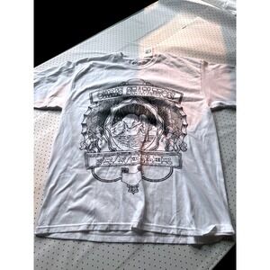 Chris Stapleton Traveller Graphic T-Shirt Mens Large White Cotton Tour Merch NEW